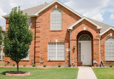 Brick Painting Project in Plano, TX