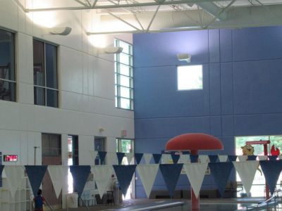 Interior community center painting