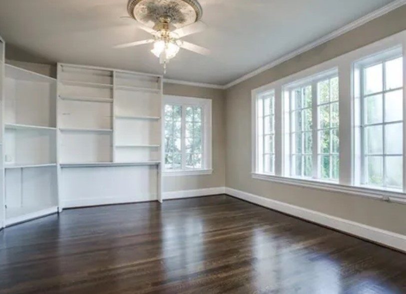 beige painted living room with hardwood floors Preview Image 1