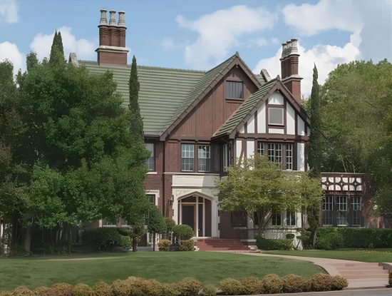 Brown and White Exterior