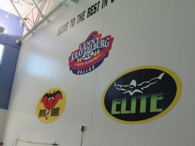 Interior wall logos