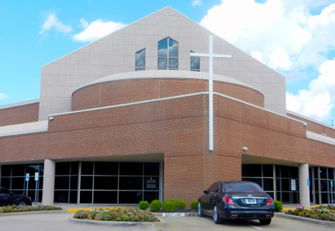 Brick Exterior Painting at Shiloh Baptist Church