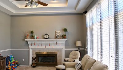 Interior family room painting by CertaPro Painters in Plymouth, MI