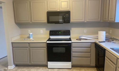 Kitchen Cabinet Repainted
