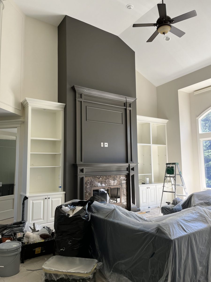 Residential Interior w/ High Ceilings