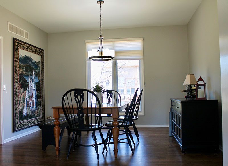 Interior dining room painting by CertaPro Painters in Plymouth, MI