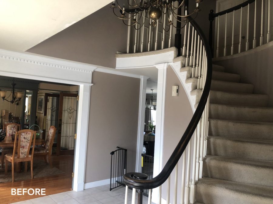 stairs and hall before painting Preview Image 4