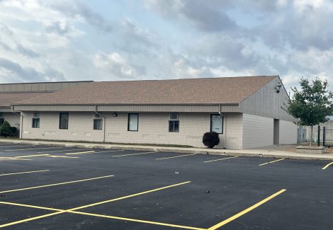 exterior painting at Plymouth Christian Academy