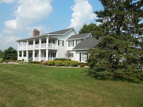 Exterior house painting by CertaPro painters in Plymouth, MI