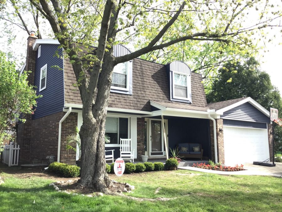 Exterior Blue Siding