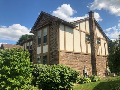 Finished trim and siding