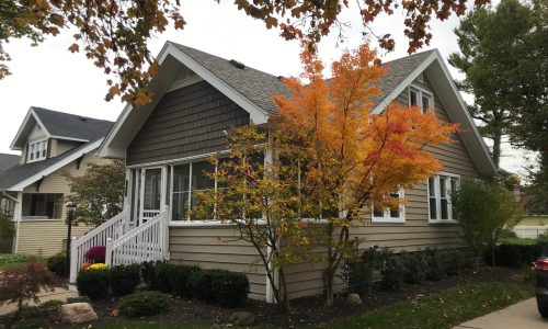 Two Toned Wooden Exterior Renovation