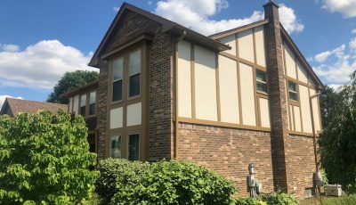 Finished trim and siding