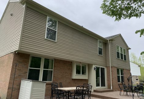 Exterior siding painting