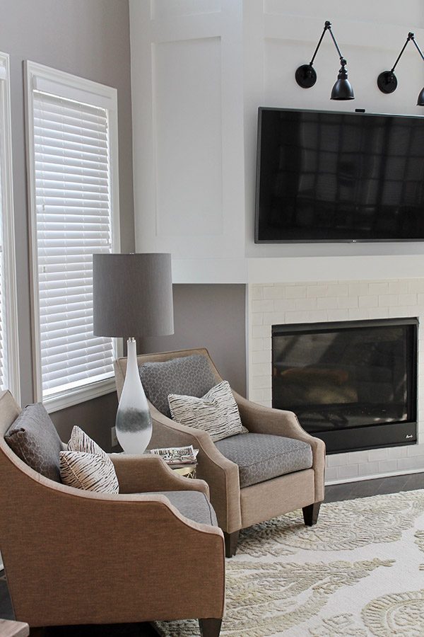 Living room interior house painting by CertaPro Painters in Plymouth, MI