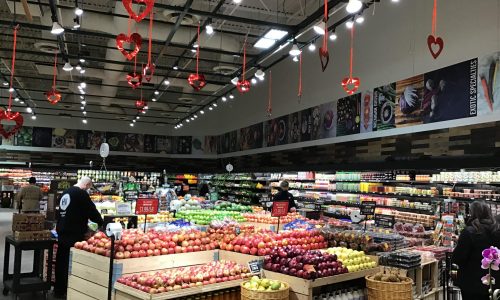 Fresh Paint & New Graphics Inside Holiday Market