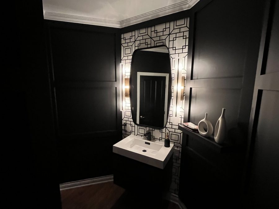 Black Paint with White Trim Preview Image 1