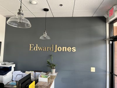 Office painting Accent Wall Gray