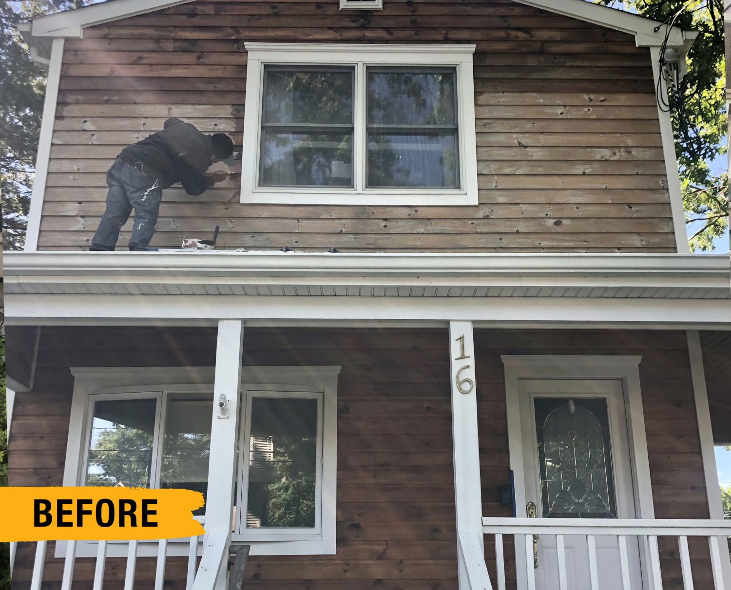 Exterior House Staining
