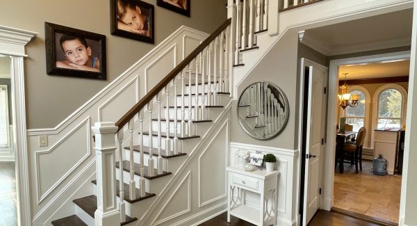 Stair Railing Painting in Miller Place, NY