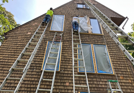 Before Residential Painting Project in in Setauket, NY