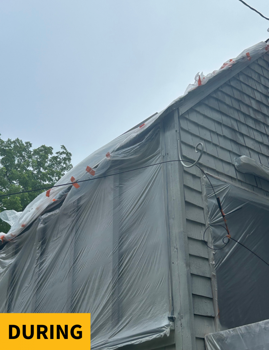 During Exterior Painting Project in in Setauket, NY Preview Image 6