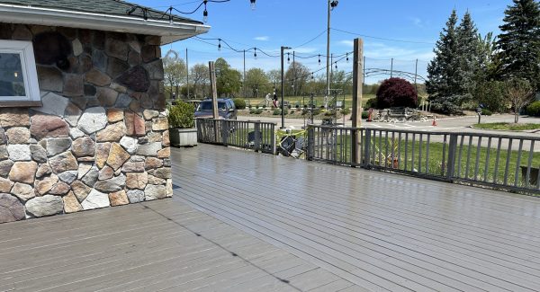 Indian Island Golf Course Deck Painting Riverhead, NY