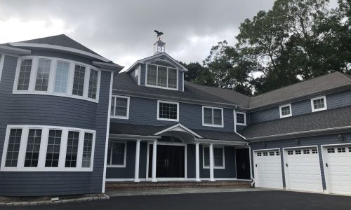 Blue Exterior Painting