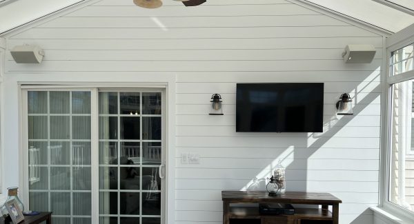 Sunroom Shiplap Painting in Miller Place, NY