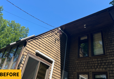 Before House Painting Project in in Setauket, NY