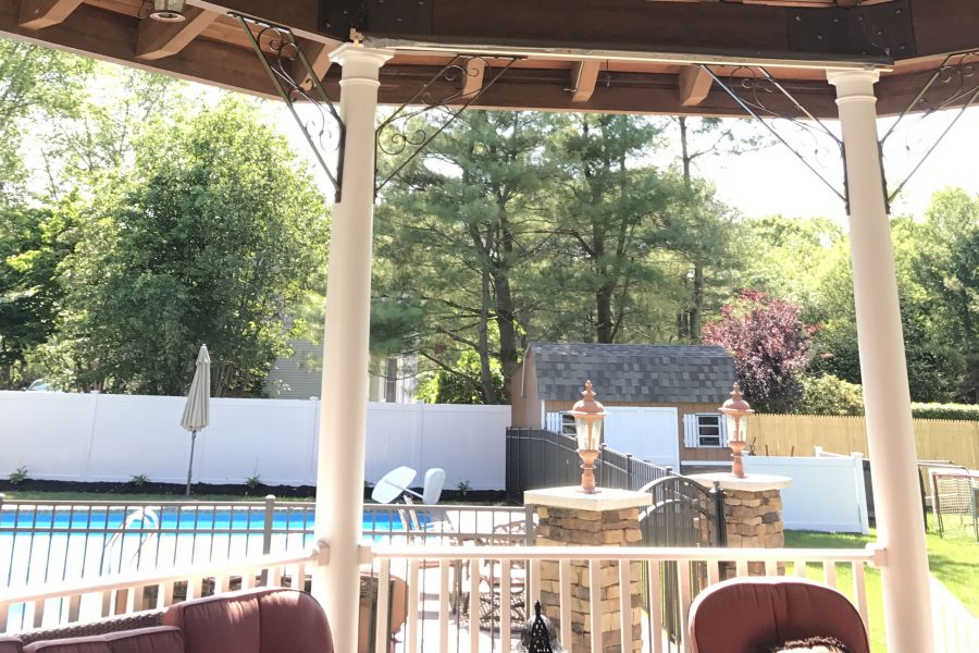 Gazebo Exterior Painting & Staining Miller Place, NY Professional Painting Preview Image 2