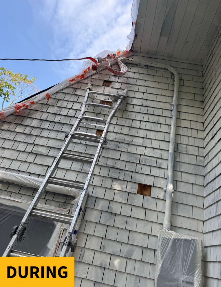 During Exterior House Painting Project in in Setauket, NY Preview Image 5