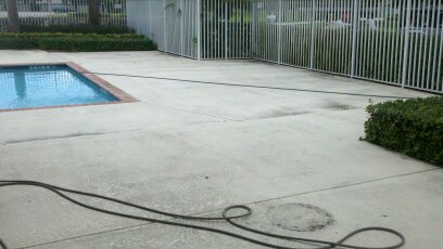 Pool Deck Before and After After