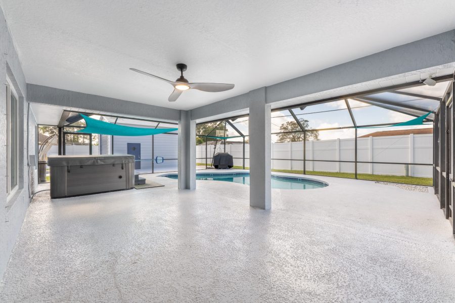 enclosed pool area freshly painted Preview Image 1