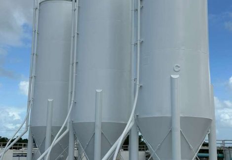 Silo Painting Project For Vero Beach Water Department