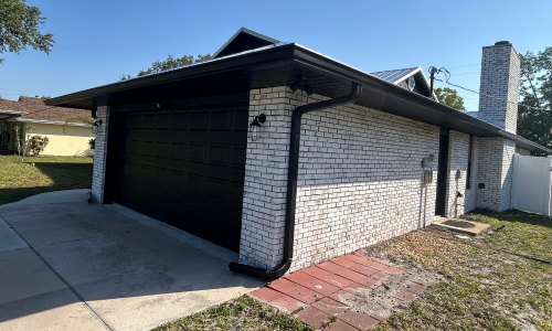 Brick Exterior Garage
