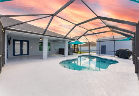 pool patio painting