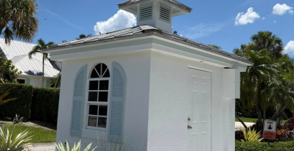 HOA Guard Shack and Privacy Wall