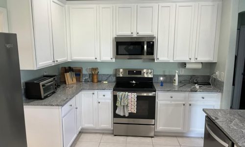 Modern White Kitchen Cabinets