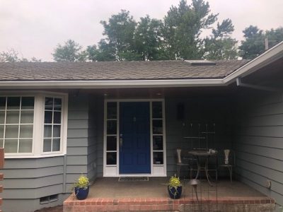 Entry and siding refresh