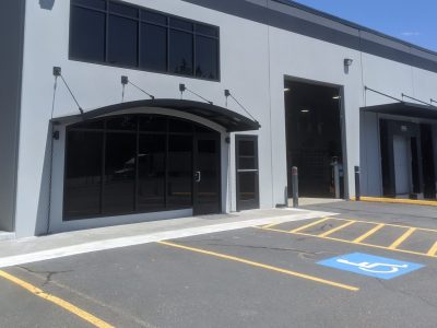 entrance view of facility painted in Clackamas OR