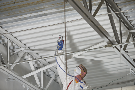 commercial warehouse interior painting