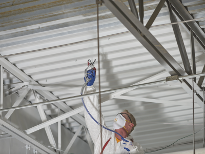 commercial warehouse interior painting