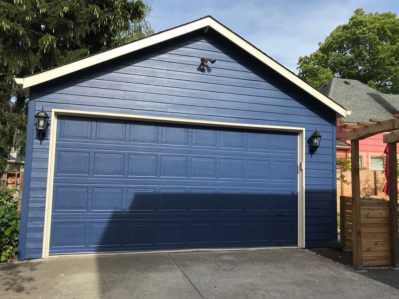 Exterior garage door painting by CertaPro house painters in Portland, OR Preview Image 5