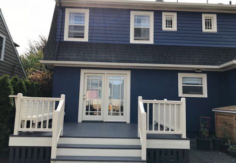 Exterior deck painting by CertaPro house painters in Portland, OR