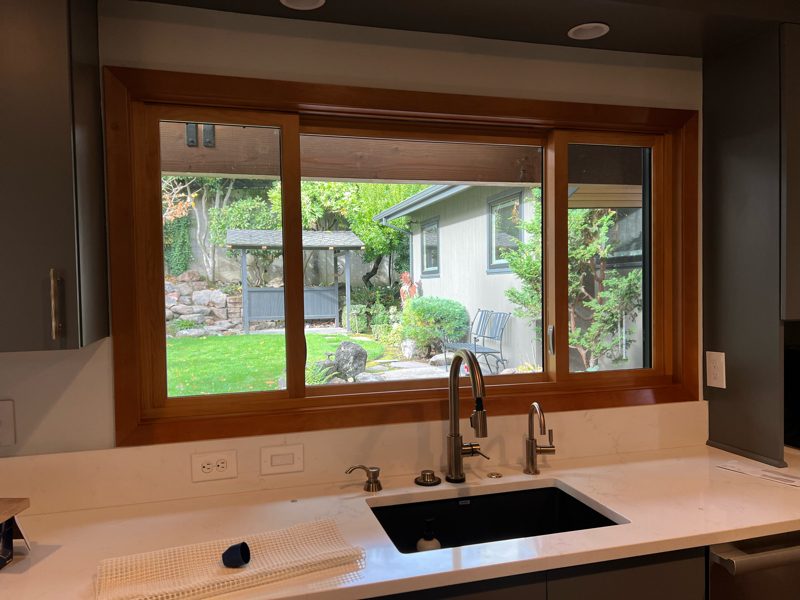 kitchen window trim after stain job Preview Image 2