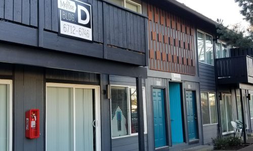 Commercial exterior painting for business front