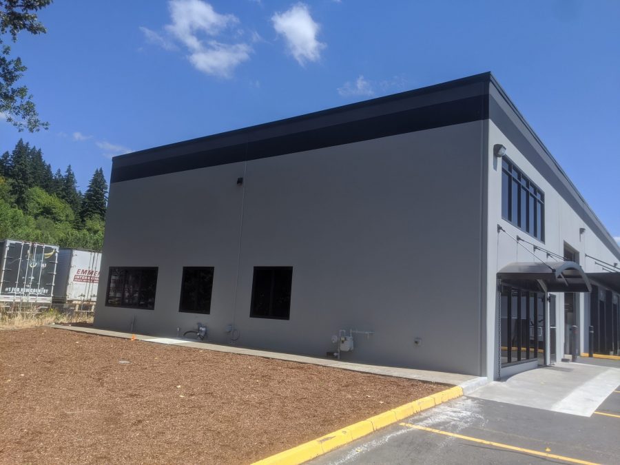 side view of facility painted in Clackamas OR Preview Image 1