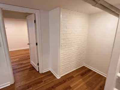 repainted finished basement