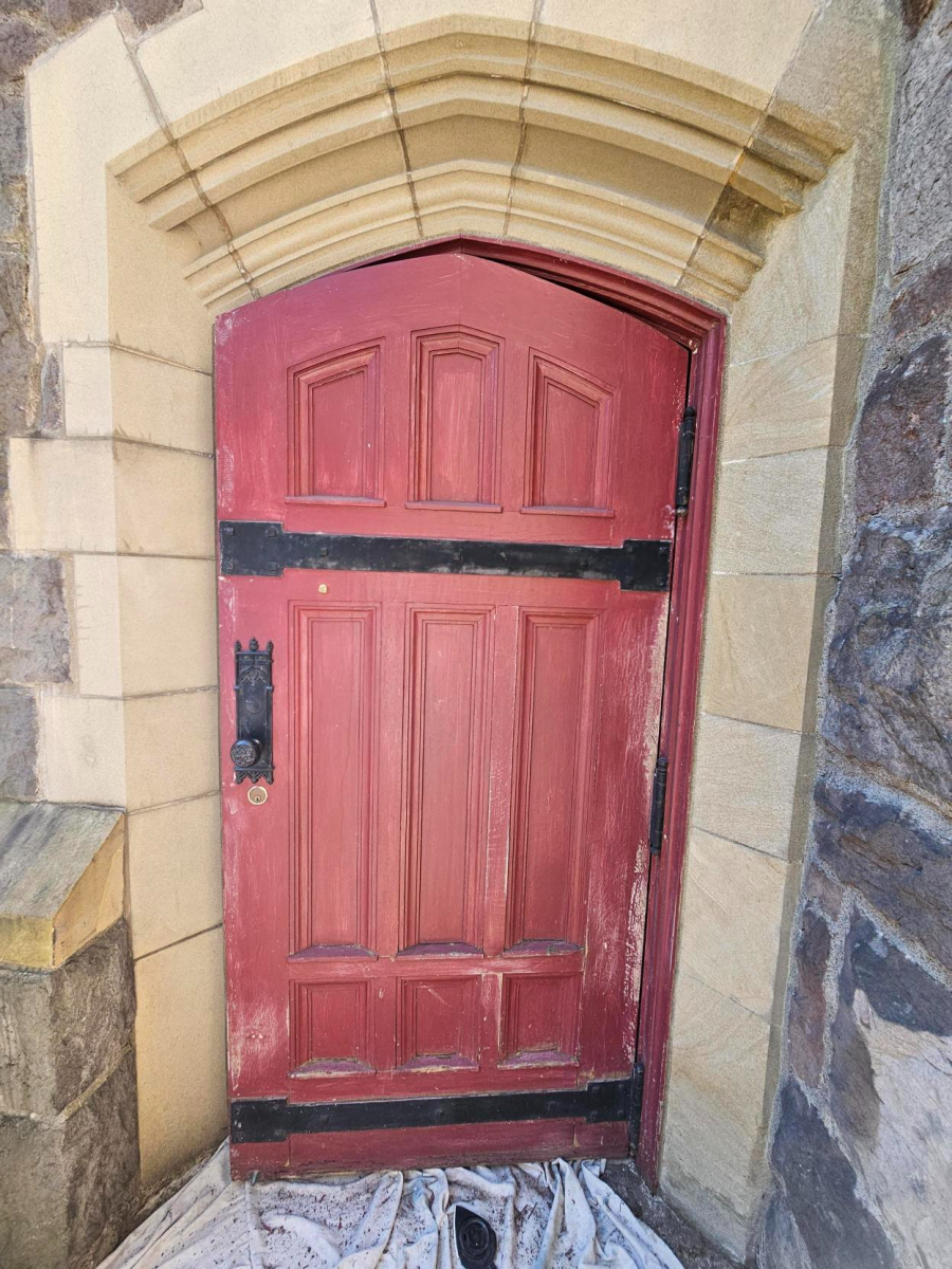 Church door painting - before Preview Image 2